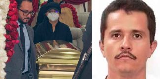 VIDEO// Sepultan en ataúd de oro a “El Mencho”