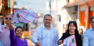 Inicia presidente Víctor Vázquez nueva obra en beneficio de los puruandirenses