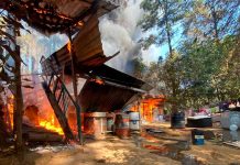 Incendio arrasa con una vivienda en la colonia Buenos Aires de Uruapan