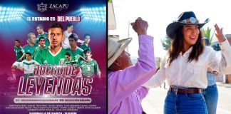 Zacapu reabre el Estadio Municipal con Juego de Leyendas impulsado por la administración de Mónica Valdez