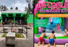 #IMÁGEN || ¡Chapuzón de diversión! Inflables acuáticos llegan al Zoológico de Morelia esta Semana Santa