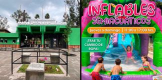 #IMÁGEN || ¡Chapuzón de diversión! Inflables acuáticos llegan al Zoológico de Morelia esta Semana Santa