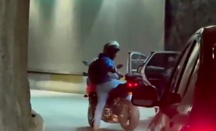 #VIDEO Captan asalto en el Túnel de Santa Fe Vista; se llevan un reloj