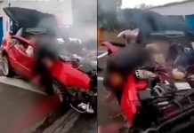 VIDEO FUERTE | Fuerte choque en San Pedro, Milpa Alta