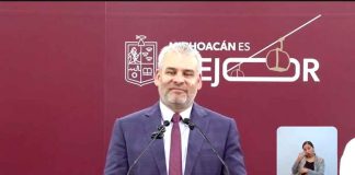 Hay diálogo abierto con Arantepacua mencionó Bedolla ante manifestación de este lunes