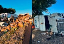 Choque entre tres tractocamiones deja dos heridos en la México-Guadalajara