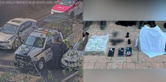 Persecución en el segundo piso del Periférico deja un fallecido y 3 detenidos