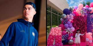 Globos, lujo y amor: así fue el cumpleaños de la hija de Cristiano