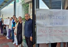 Personal del Centro Estatal de Atención Oncológica cierra sus puertas ante falta de pago de sus quincenas