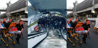 #Video || Caída en escaleras eléctricas provoca efecto dominó en el Metro CDMX; 11 usuarios resultan lesionados