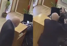 #Video || Atacan con machete a funcionario municipal dentro del Ayuntamiento de Aybastı, Turquía