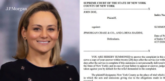 Ejecutiva de JPMorgan es denunciada por presunto abuso sexual y amenazas laborales en Nueva York