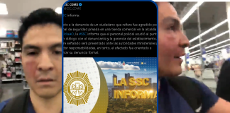 #Video || Se hace viral video exhibe presunta agresión de guardia de seguridad a cliente en Walmart de la CDMX