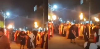 #VIDEO || Caída durante representación de Jueves Santo deja a actor lesionado