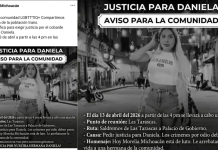 Indignación en Morelia: convocan a marcha por Daniela, mujer trans asesinada y abandonada en una canaleta