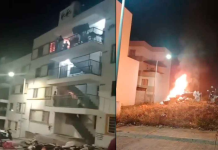 #VIDEOS || Vecinos retienen a presuntos ladrones e incendian sus pertenencias