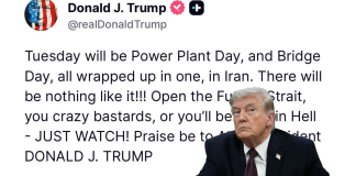 Donald J. Trump lanza advertencia a Irán sobre el estrecho estratégico en Medio Oriente