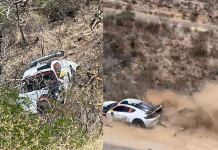 #Video || Porsche se desbarranca durante el Rally Express 2026 en Mezquital
