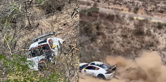 #Video || Porsche se desbarranca durante el Rally Express 2026 en Mezquital