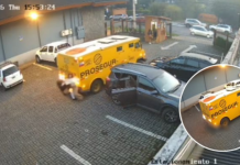 #Video || Camión de valores arrolla a dos mujeres en estacionamiento de Chile