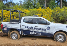 Delincuentes atacan a policías de Nahuatzen a balazos y con drones explosivos