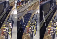 #Video || Muere mujer tras ser arrollada por un tren en Brasil; llevaba audífonos y no escuchó la señal de advertencia