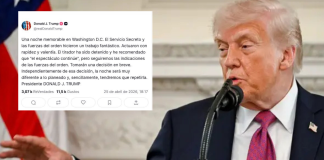 Trump informa detención de presunto tirador tras incidente en evento en Washington D.C.