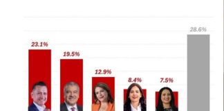 Carlos Torres Piña lidera las preferencias para ganar la gubernatura de Michoacán: POPULUS