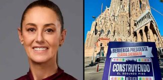 ¡Sheinbaum llega a España y mexicanos en Barcelona ya preparan su recibimiento!