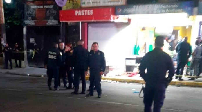 VIDEO | Ataque armado en taquería deja cinco lesionados y dos detenidos