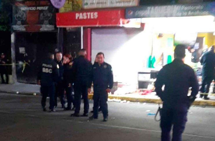 VIDEO | Ataque armado en taquería deja cinco lesionados y dos detenidos