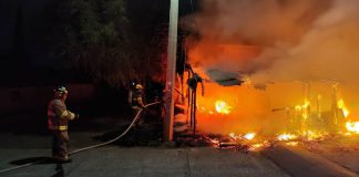 Se incendia domicilio en la colonia Pablo Galeana, en el municipio de Morelia