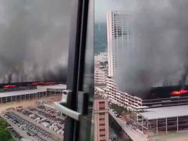 VIDEO | Arden vehículos de prueba tras fuerte incendio en fábrica de BYD