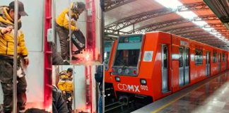 #VIDEO Hombre provoca incendio en el Metro de la Ciudad de México.