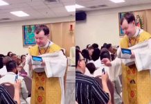 #VIDEO Sacerdote se vuelve viral por cobrar diezmo con terminal bancaria en plena misa