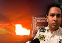 Policía Morelia recupera moto de personas que incendiaron local de tragamonedas en Mercado de Abastos