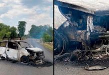 #VIDEO // Normalistas queman tres vehículos en Tiripetío