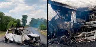 #VIDEO // Normalistas queman tres vehículos en Tiripetío