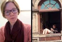 #VIDEO || Renuncia funcionaria de Hacienda tras viralizarse imagen tomando el sol en Palacio Nacional