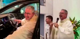 #VIDEO // Sacerdote se vuelve viral tras ganar auto en rifa organizada en su parroquia en Brasil