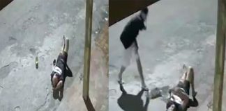 #VIDEO //Ataque brutal en Brasil: hombre es agredido con una piedra mientras estaba indefenso