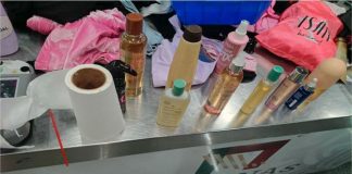 Detienen a pasajera con cocaína en el Aeropuerto de la Ciudad de México