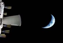 Tripulación de Artemis II capta impresionante imagen nocturna de la Tierra