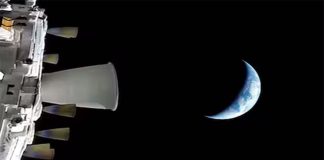 Tripulación de Artemis II capta impresionante imagen nocturna de la Tierra