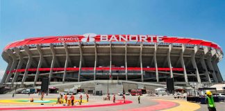 Retiran butacas con marca Banorte del Estadio Azteca por normativa de FIFA