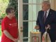 Donald Trump recibe pedido de McDonald’s en la Casa Blanca