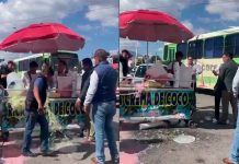#VIDEO Joven tira sus aguas frescas para evitar decomiso en Ixtlahuaca