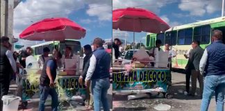 #VIDEO Joven tira sus aguas frescas para evitar decomiso en Ixtlahuaca
