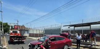 Automovilista queda herido tras choque en el Libramiento Norponiente de Morelia