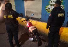 Recupera Policía Morelia motocicleta con reporte de robo en la colonia Centro